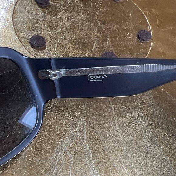 Coach S2002 Black Logo Sunglasses Gradient Lenses *no case* - Picture 7 of 14